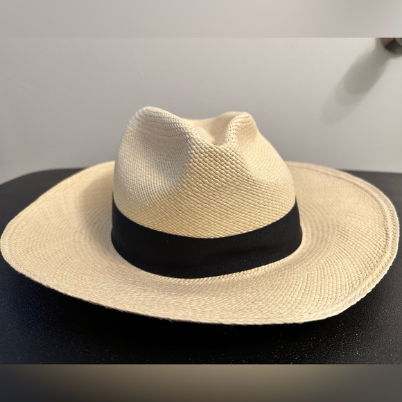 NWT J. Crew Panama Hat, 100% Toquilla Palm Sun Hat, Small/Medium - Picture 2 of 9